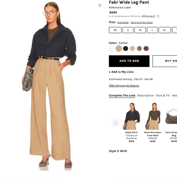 Nonchalant Label Fabi Wide leg pants - Picture 2 of 10
